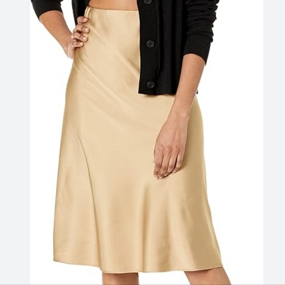The Drop Women's Maya Silky Slip Skirt - Picture 1 of 4